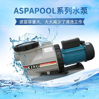 温泉泳池循环水处理设备：ASPAPOOL系列水泵(外散热）